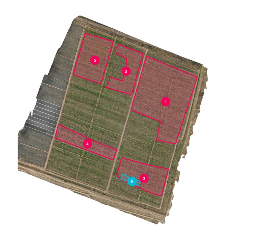 Annotated field map